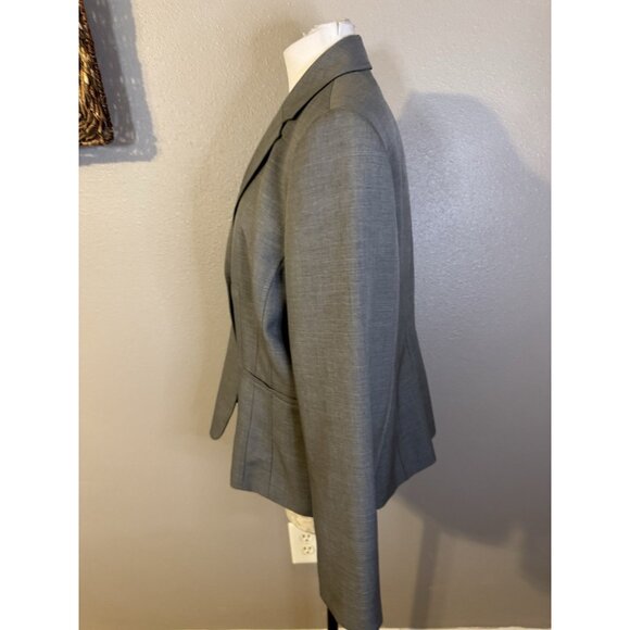 Kasper Separates Suit Jacket Blazer 16 Gray Classic 2 Button Stretch NEW NWOT - Picture 10 of 16